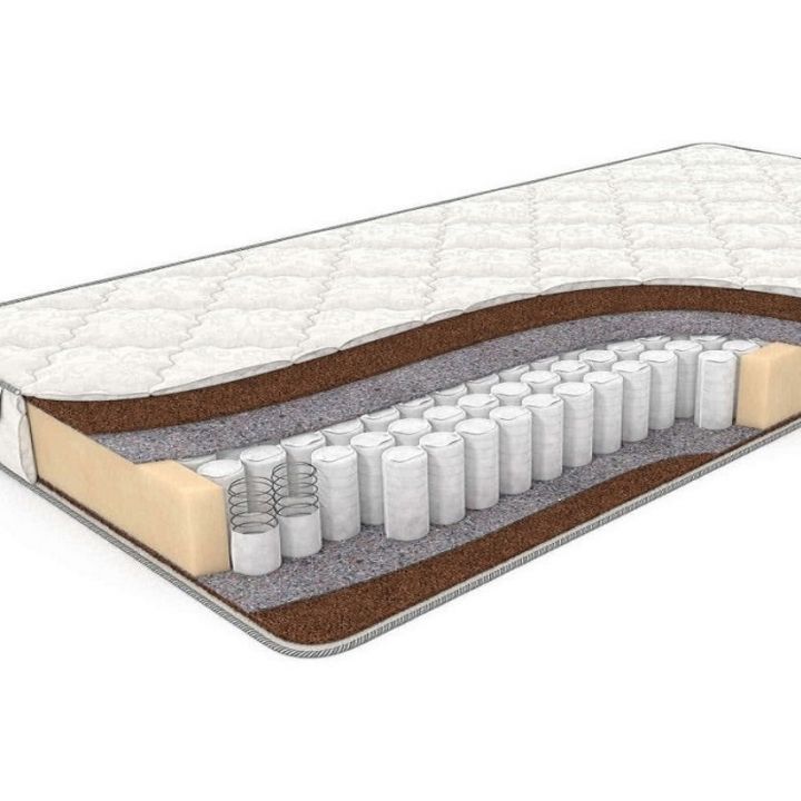Матрас 3/К (ср.-жесткий/ср.-жесткий), до 90кг, 15 см