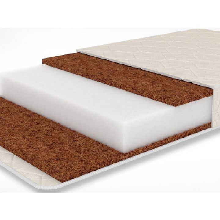 Матрас 38 жесткий/жесткий, до 90кг, 11 см