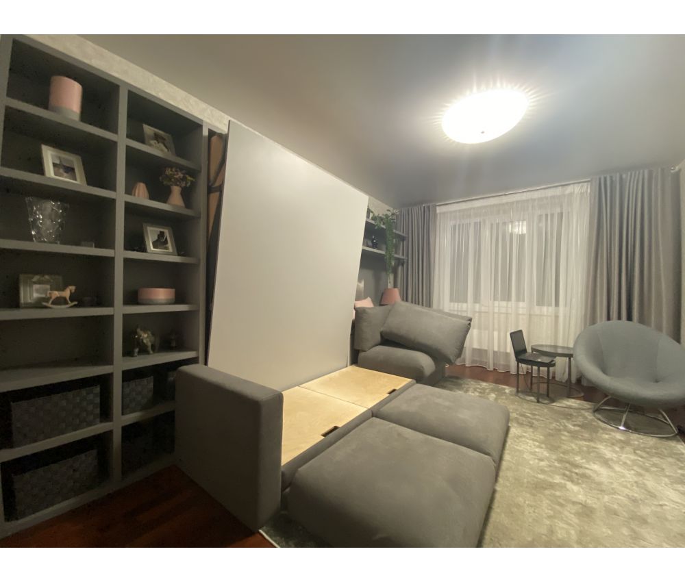  Кровати трансформер с диваном и  полками: ул. Горецкого