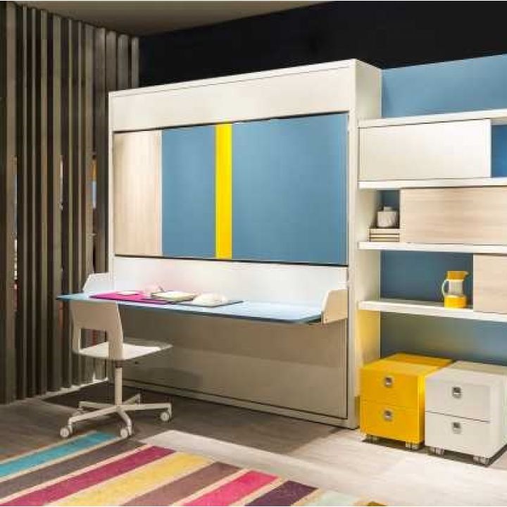 Двухъярусная стол-кровать трансформер "Комби"