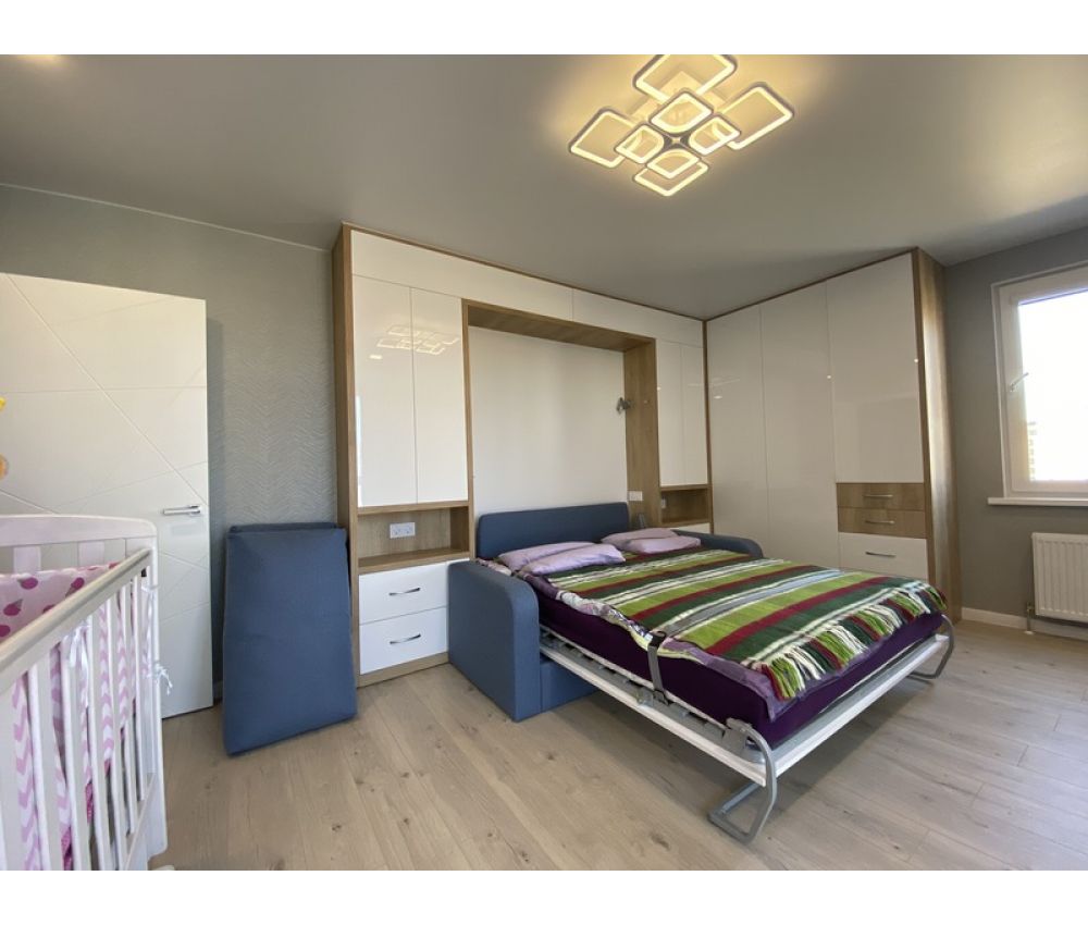  Кровати трансформер с диваном и угловым шкафом: ул. Белградская, д.3