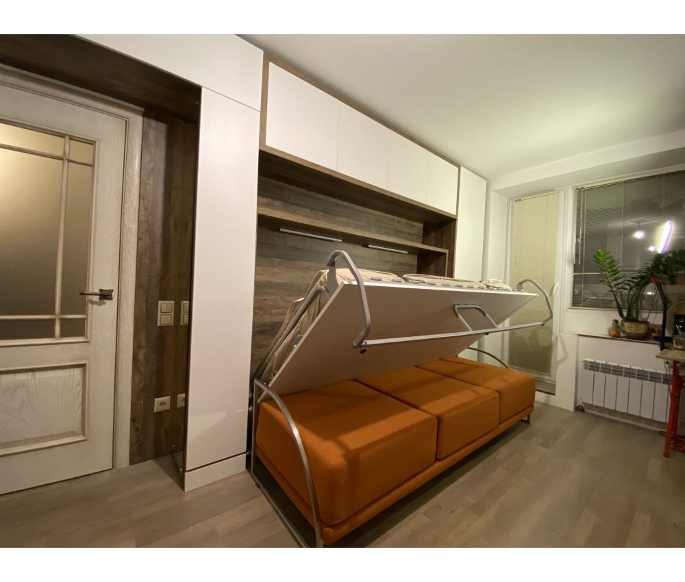  Кровати трансформер горизонтальная с диваном оранжевым: ул. Куйбышева